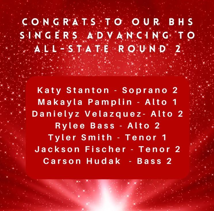   Texas All-State Choir Auditions